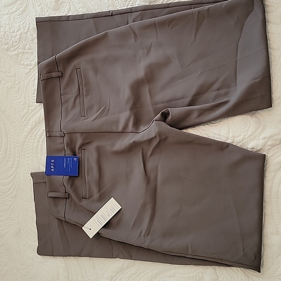 Straight Mid Rise Slacks - Picture 5 of 6